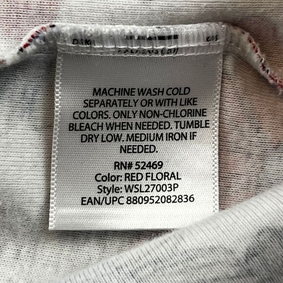 White Stag Shirt XXL Bloomcore Crew Neck Cottagecore Comfort Floral Hawiian Tee - Picture 8 of 9